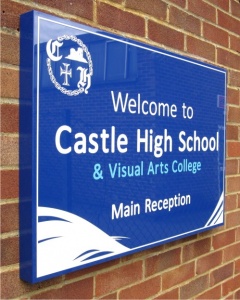 Box Tray School Signs - Signs 4 Schools